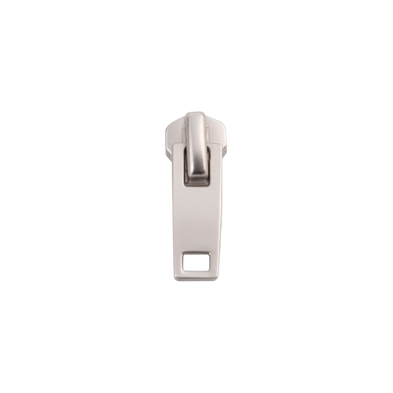 FY3557 8# Metallschieber in mattem Silber
